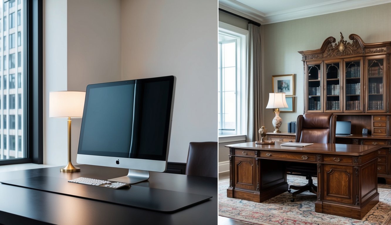 Computer vs Executive Desks