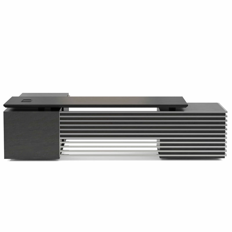 Anderson ยท Modern L-Shaped Executive Desk, Adjustable Height