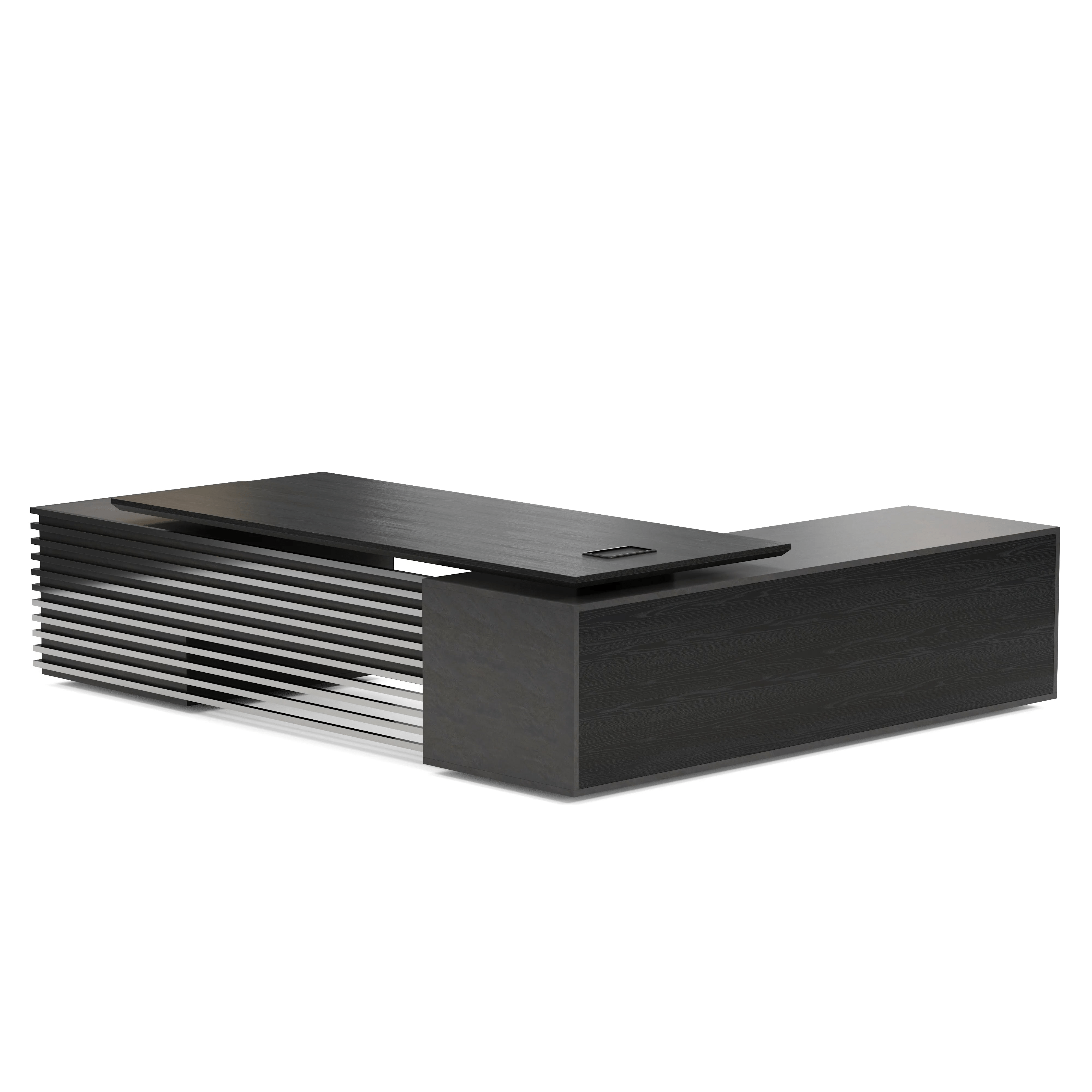 Anderson ยท Modern L-Shaped Executive Desk, Adjustable Height