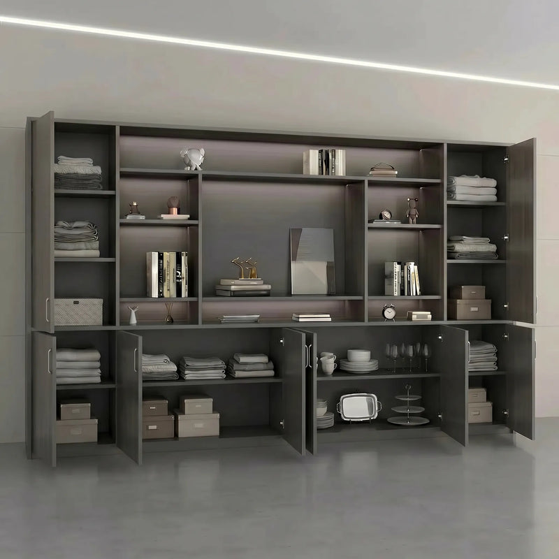Eyer · Office Shelves w/ Integrated Lighting & Storage