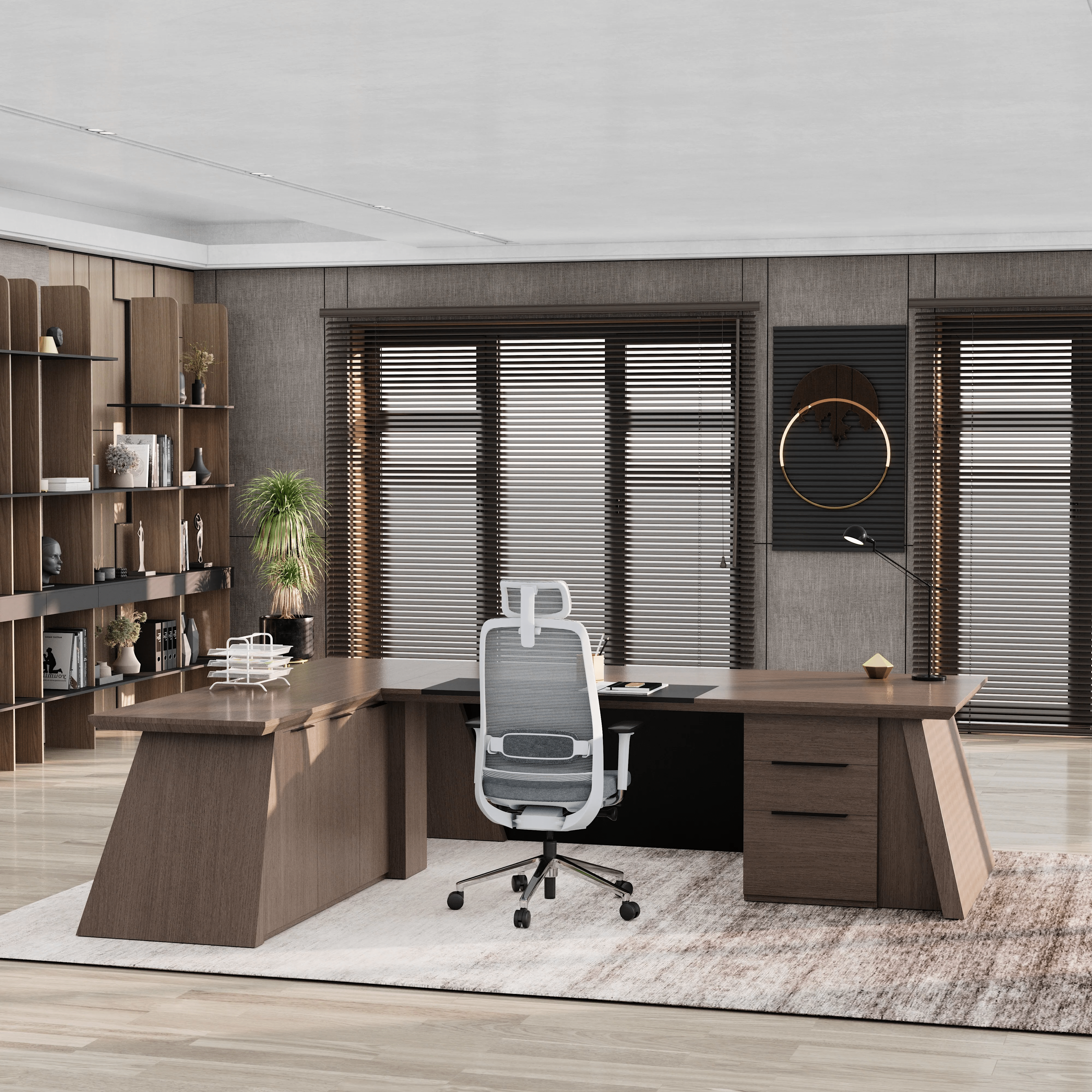 Adrian · Modern L-Shaped Executive Desk