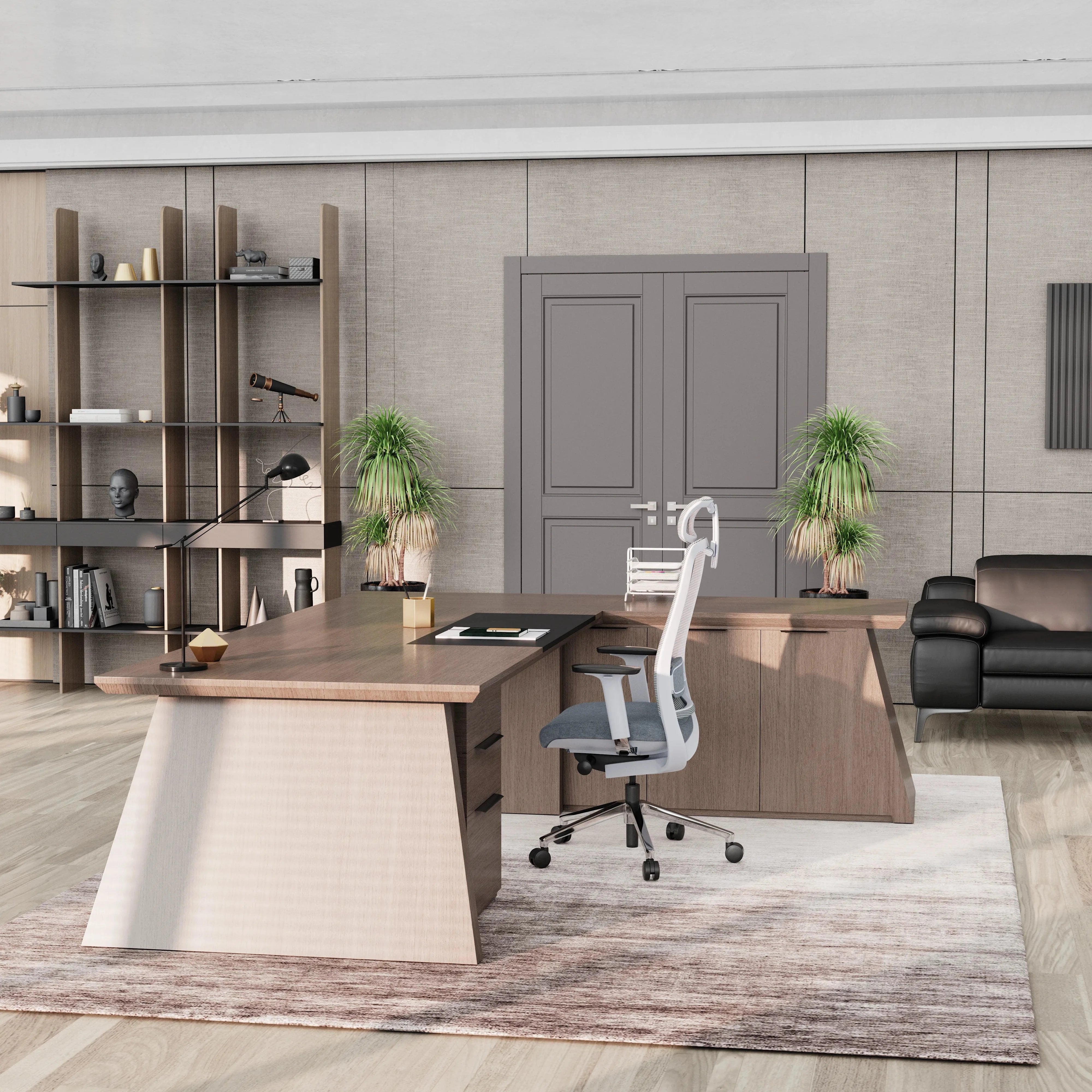 Adrian · Modern L-Shaped Executive Desk