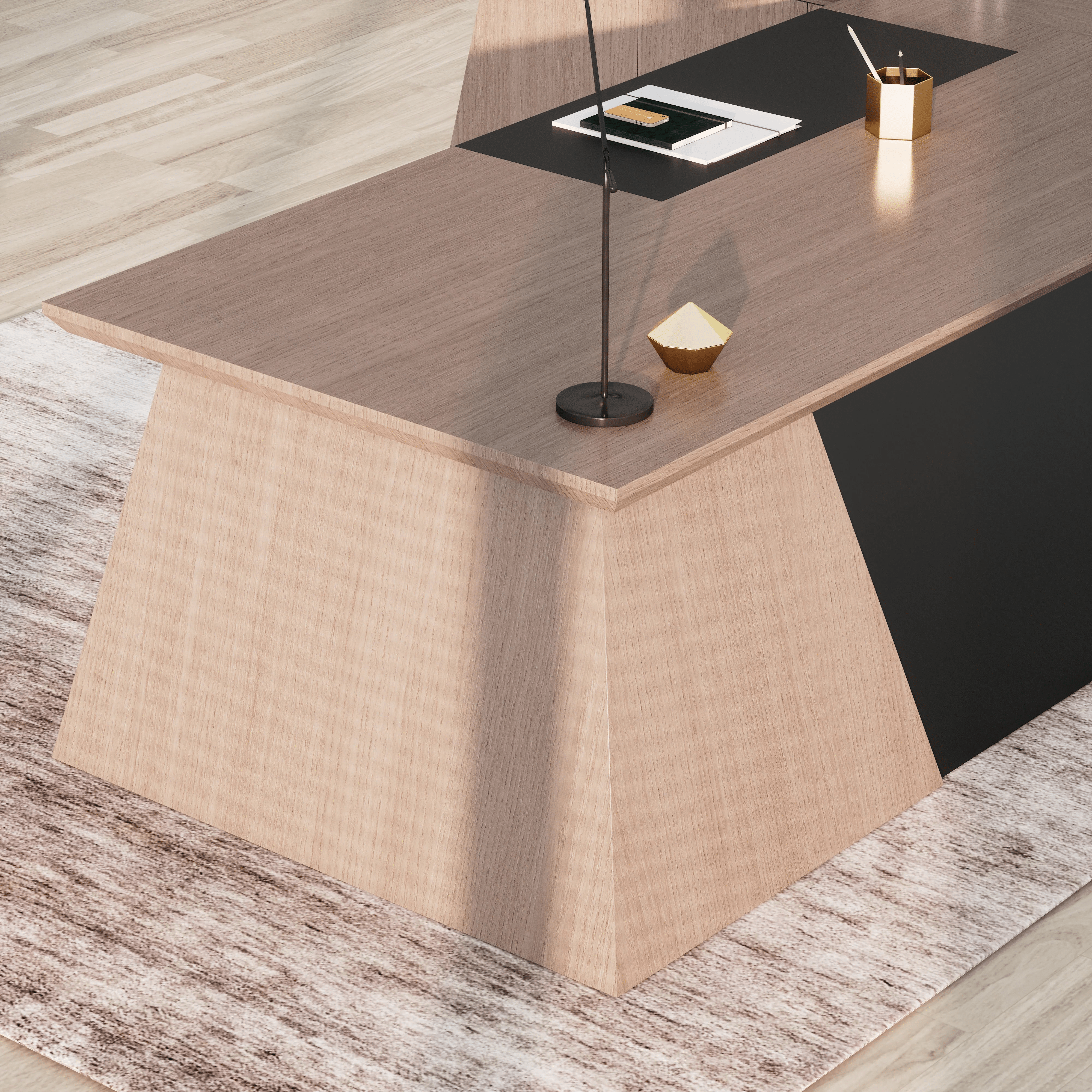 Adrian · Modern L-Shaped Executive Desk