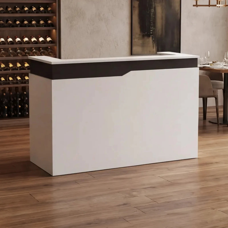 Elric host stand, small 4′ (48-inch) or 5′3″ width, left configuration