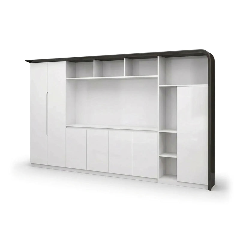 Quorin · Office Shelves w/ Suit Closet & Cabinets