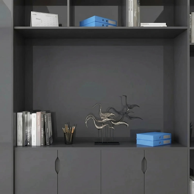Euler · Office Shelves w/ Wardrobe & Storage