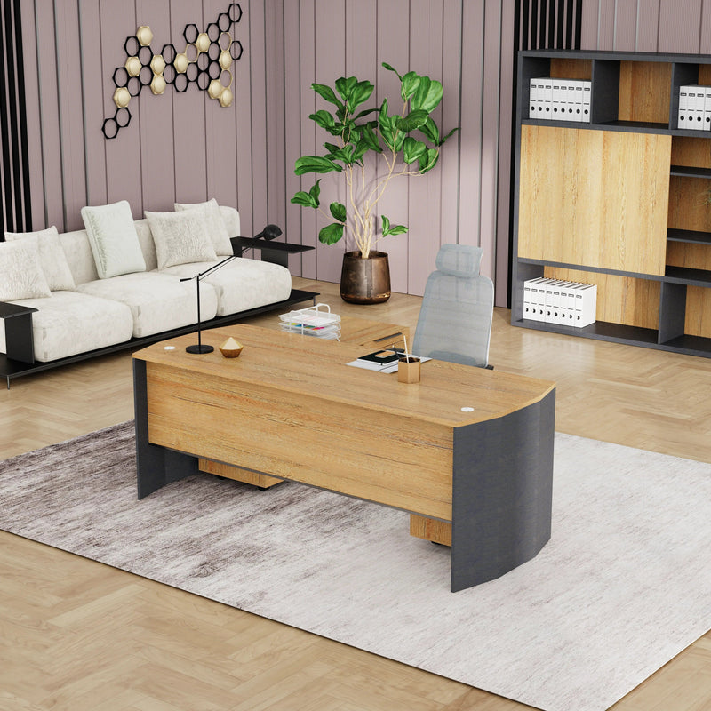 Jade · Executive Desk w/ Mobile Storage