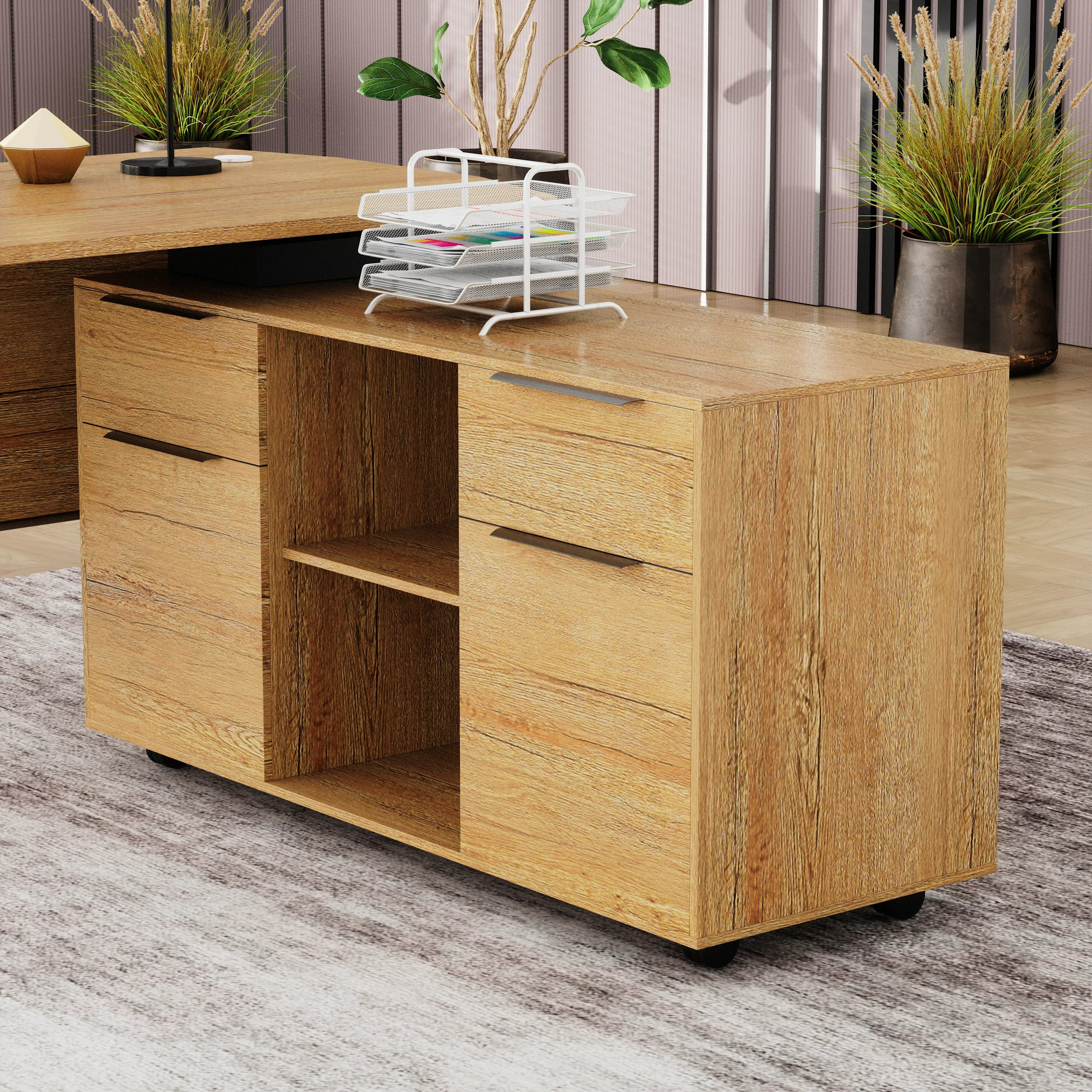 Jade · Executive Desk w/ Mobile Storage