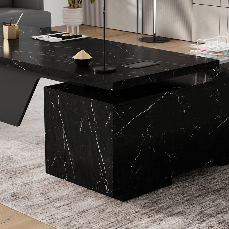 Maverick · Modern L-Shaped Executive Desk