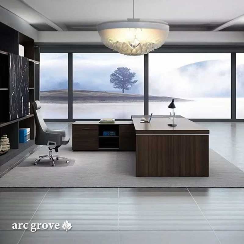 Hershey · Modern L-Shaped Executive Desk