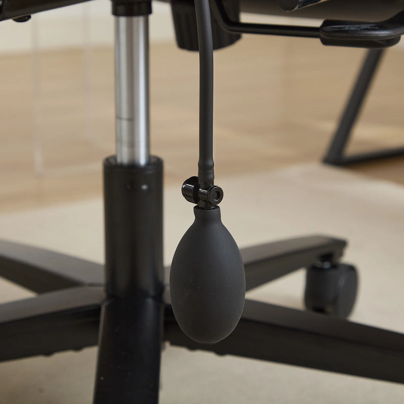 Dunstan high-back office chair with footrest in black, photo 13
