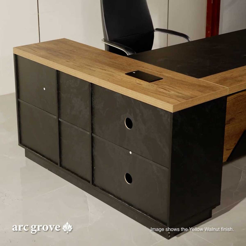 Linton ยท Modern L-Shaped Executive Desk