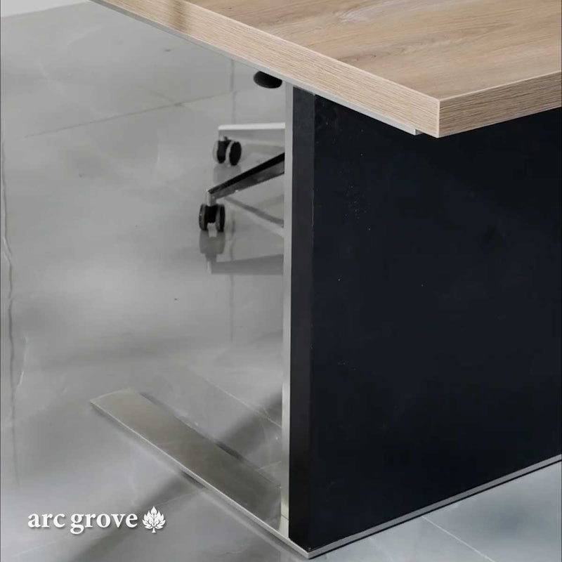 Escritorio ejecutivo rectangular Dakota de 63 a 79