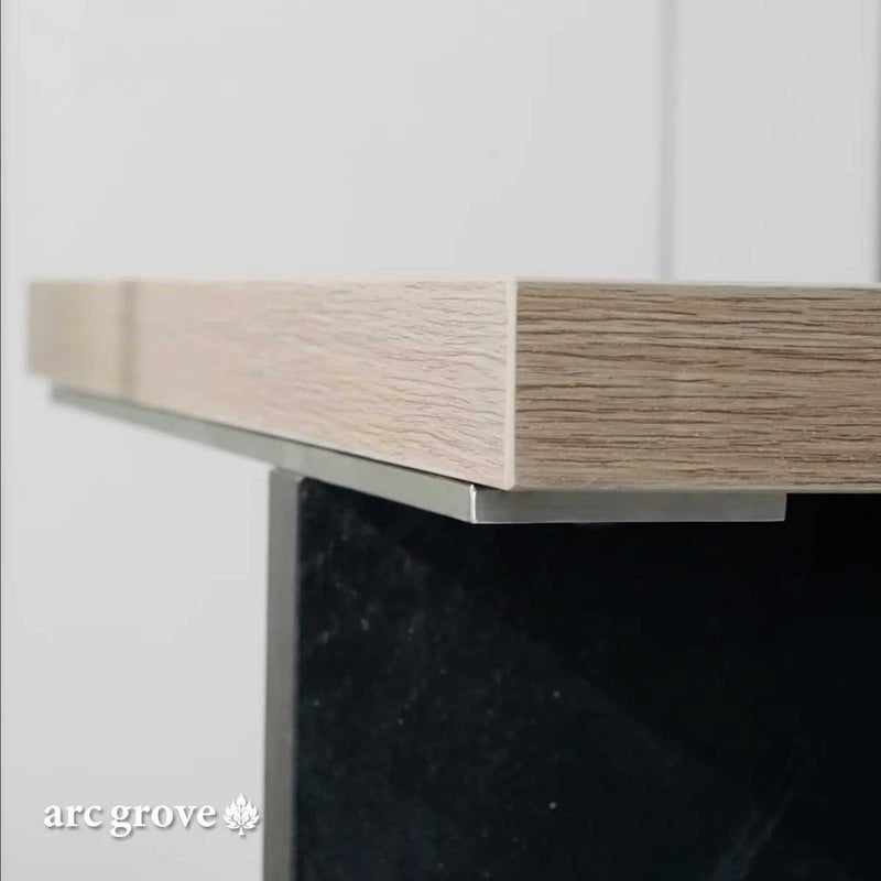 Escritorio ejecutivo rectangular Dakota de 63 a 79