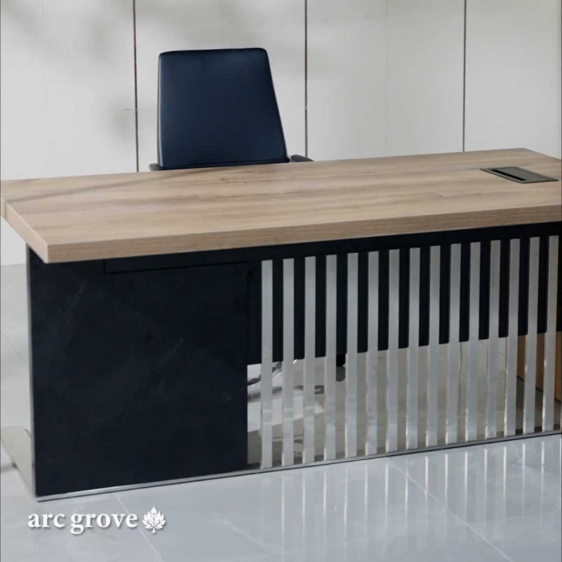 Escritorio ejecutivo rectangular Dakota de 63 a 79