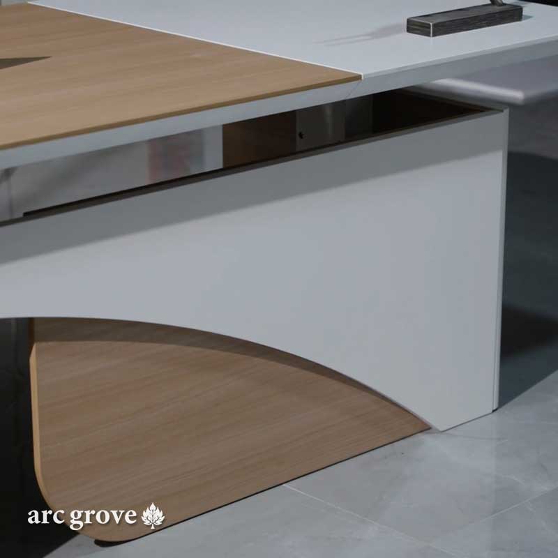 Albion · Executive L-Shaped Standing Desk, Adjustable Height