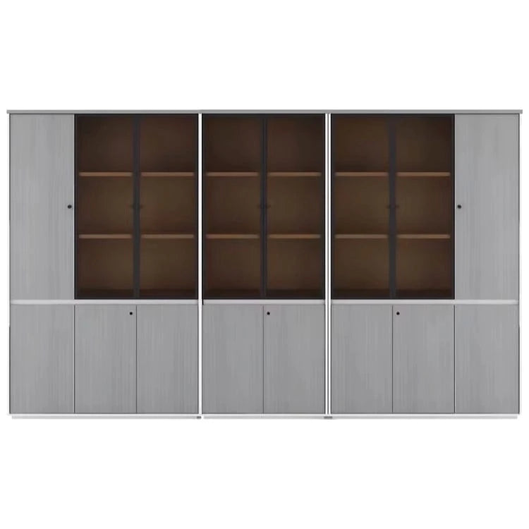 Adam Gray Closed Shelving Unit - King Size