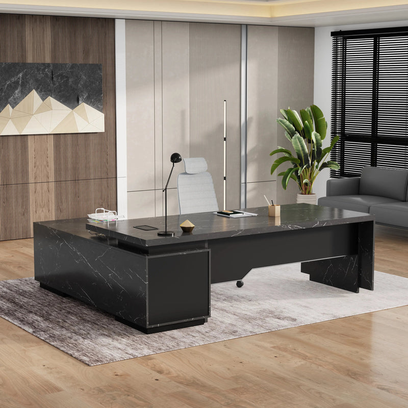 Addison ยท Modern L-Shaped Executive Desk