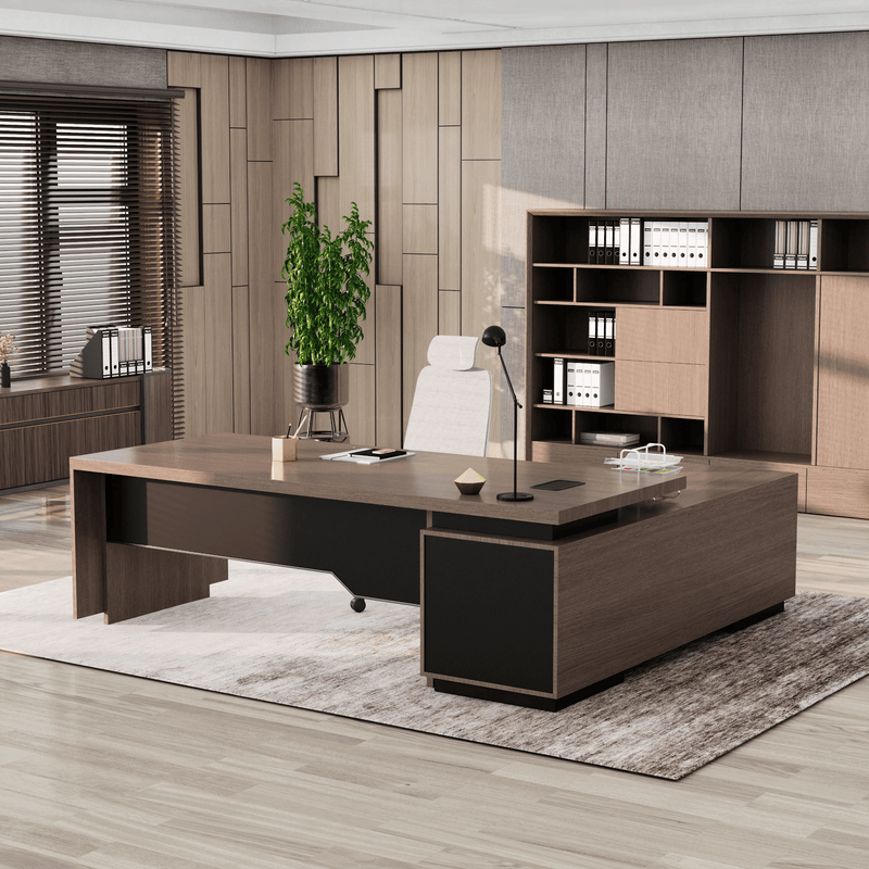 Addison ยท Modern L-Shaped Executive Desk