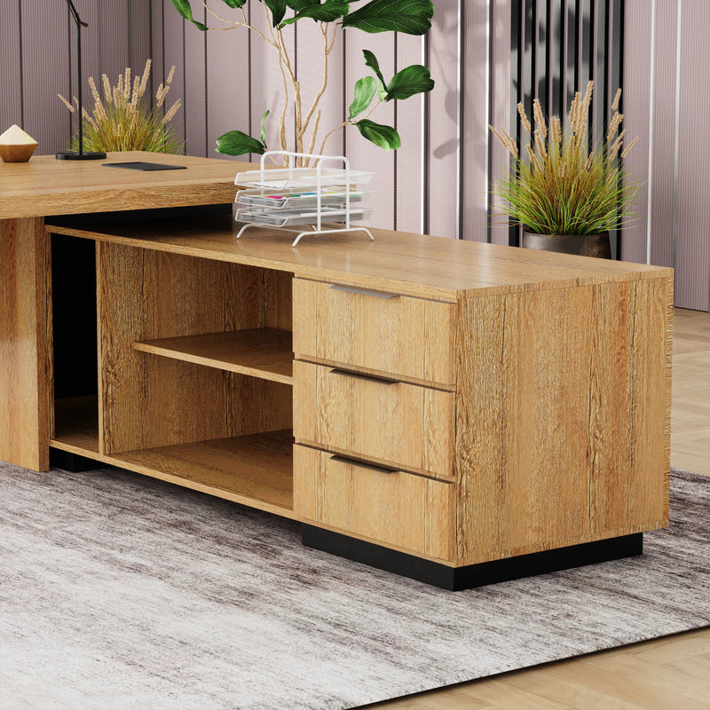 Addison ยท Modern L-Shaped Executive Desk