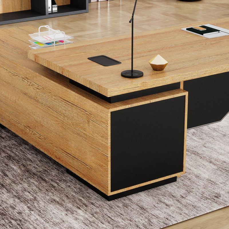Addison ยท Modern L-Shaped Executive Desk