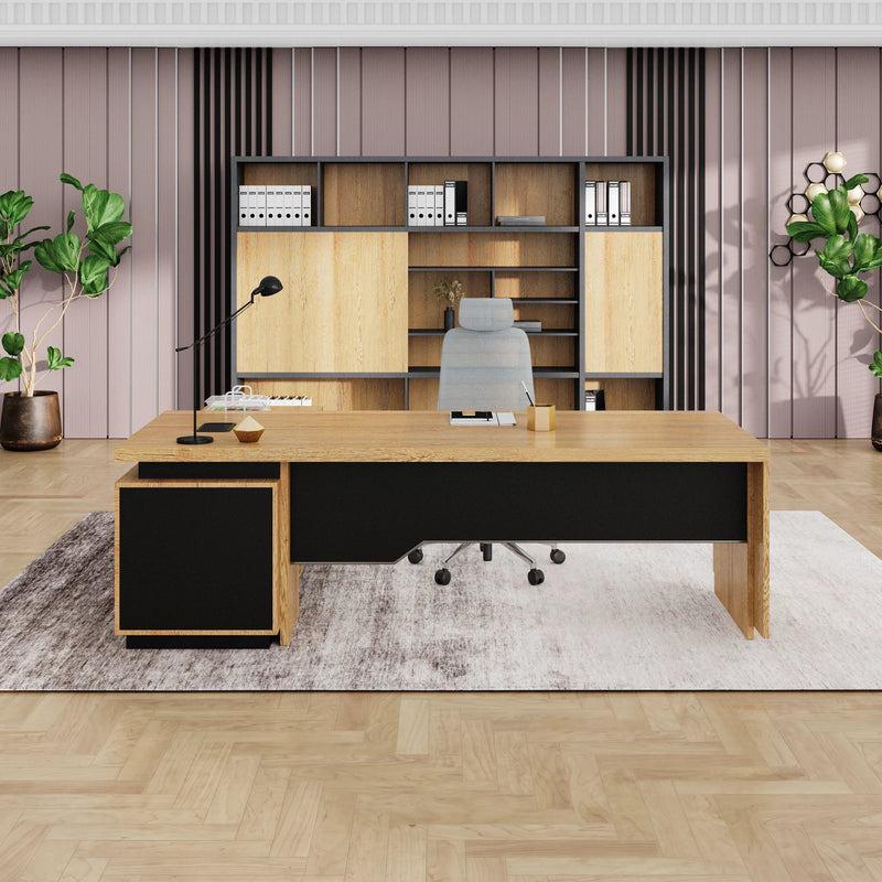 Addison ยท Modern L-Shaped Executive Desk