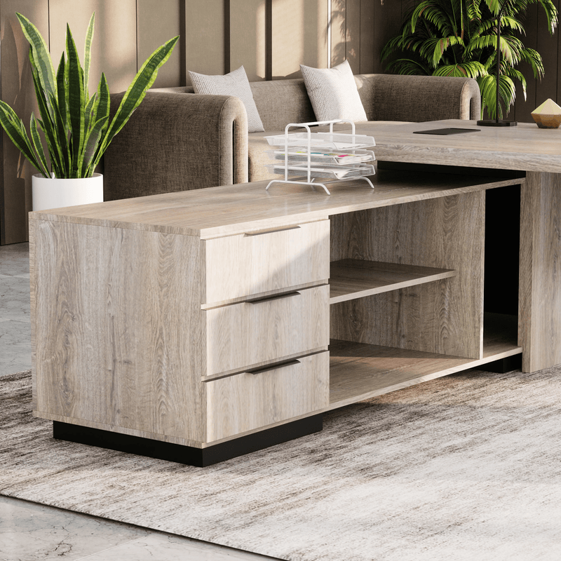 Addison ยท Modern L-Shaped Executive Desk