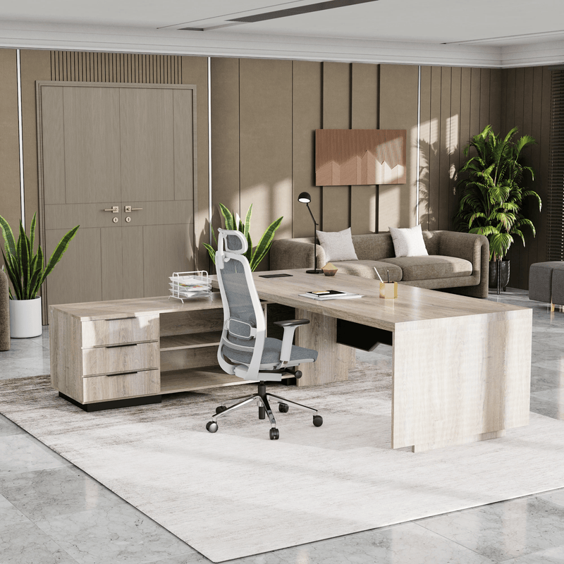 Addison ยท Modern L-Shaped Executive Desk