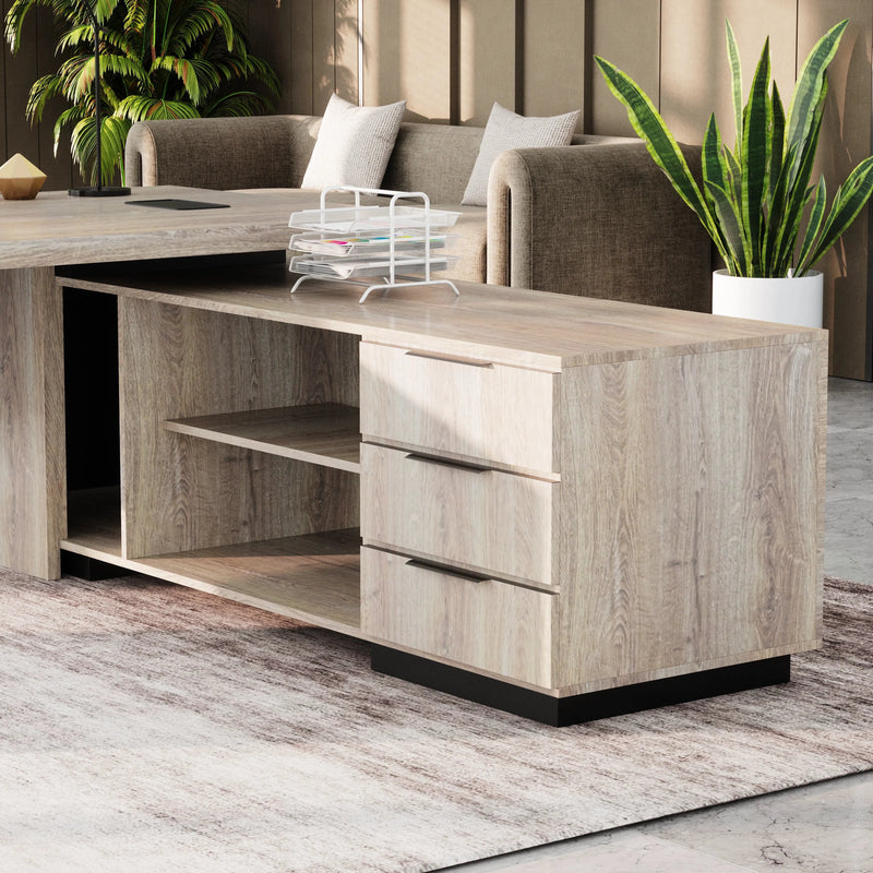 Addison ยท Modern L-Shaped Executive Desk