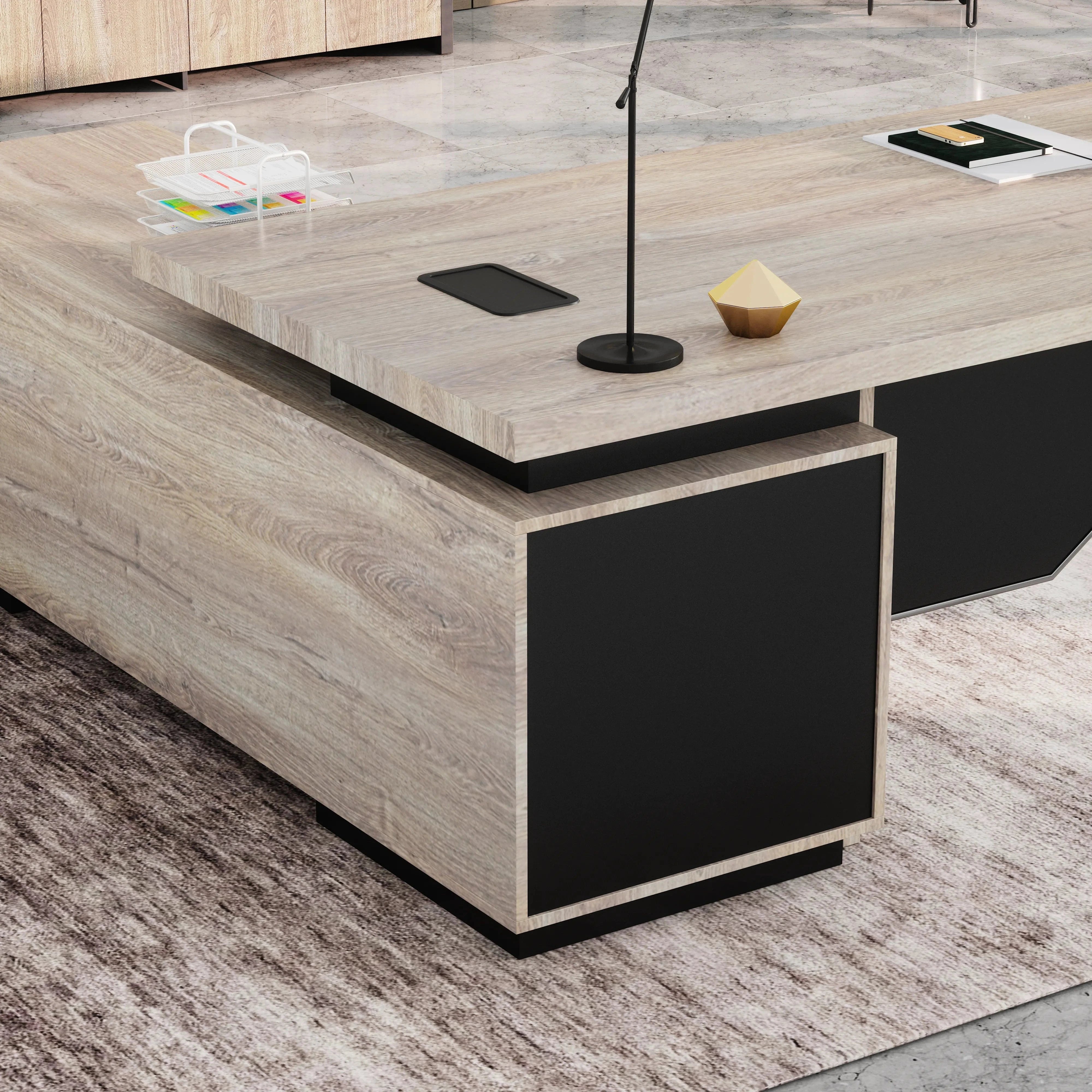 Addison ยท Modern L-Shaped Executive Desk