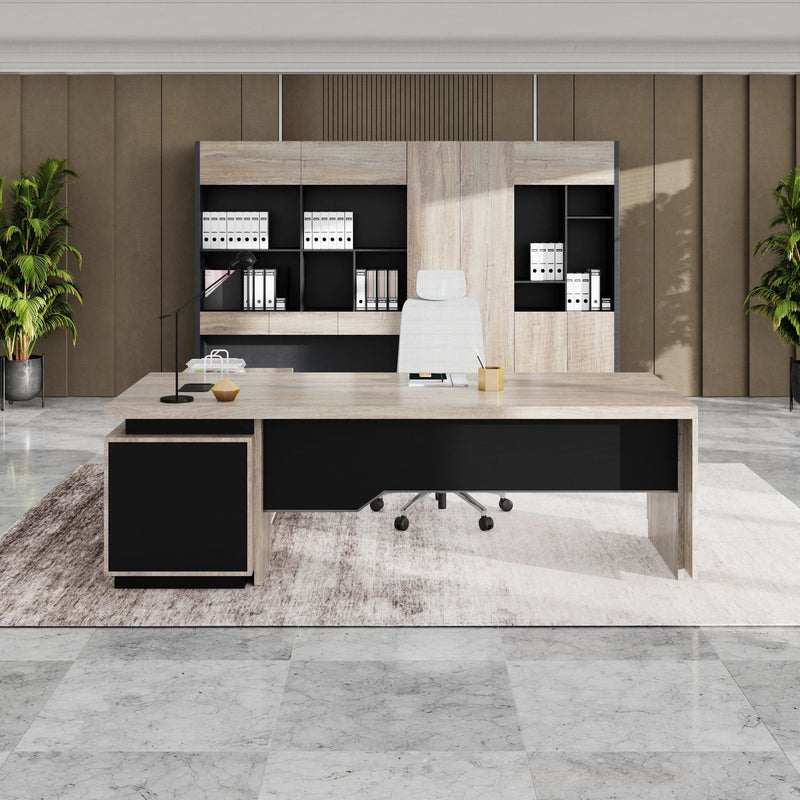 Addison ยท Modern L-Shaped Executive Desk