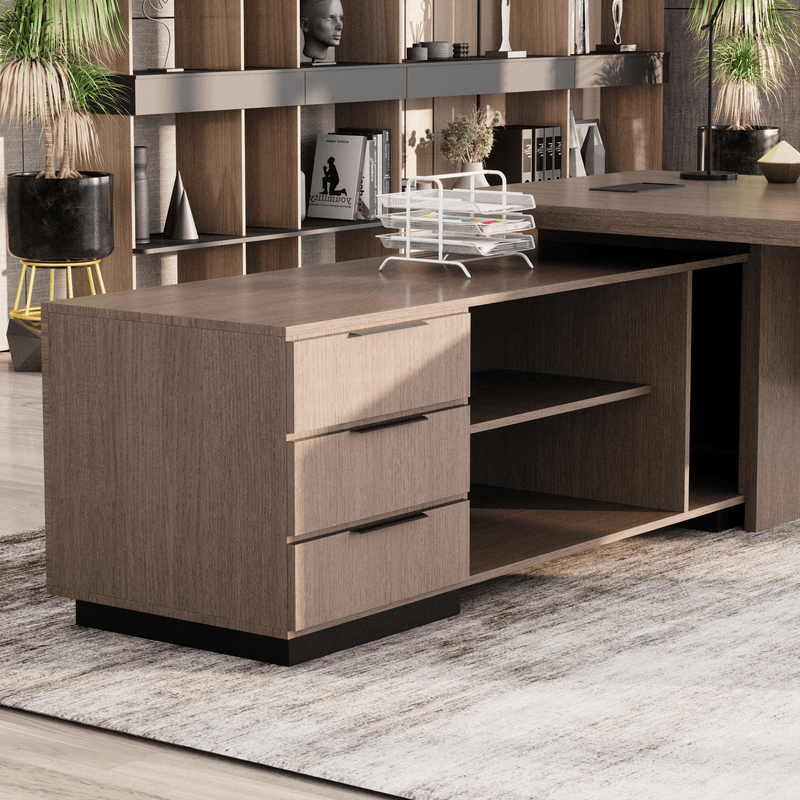 Addison ยท Modern L-Shaped Executive Desk