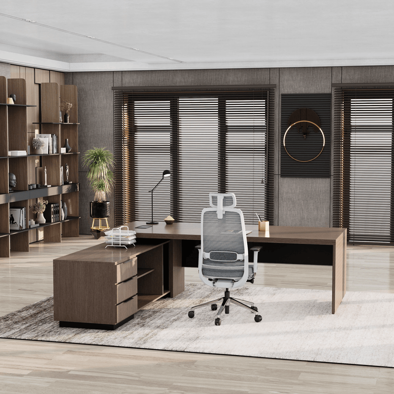 Addison ยท Modern L-Shaped Executive Desk