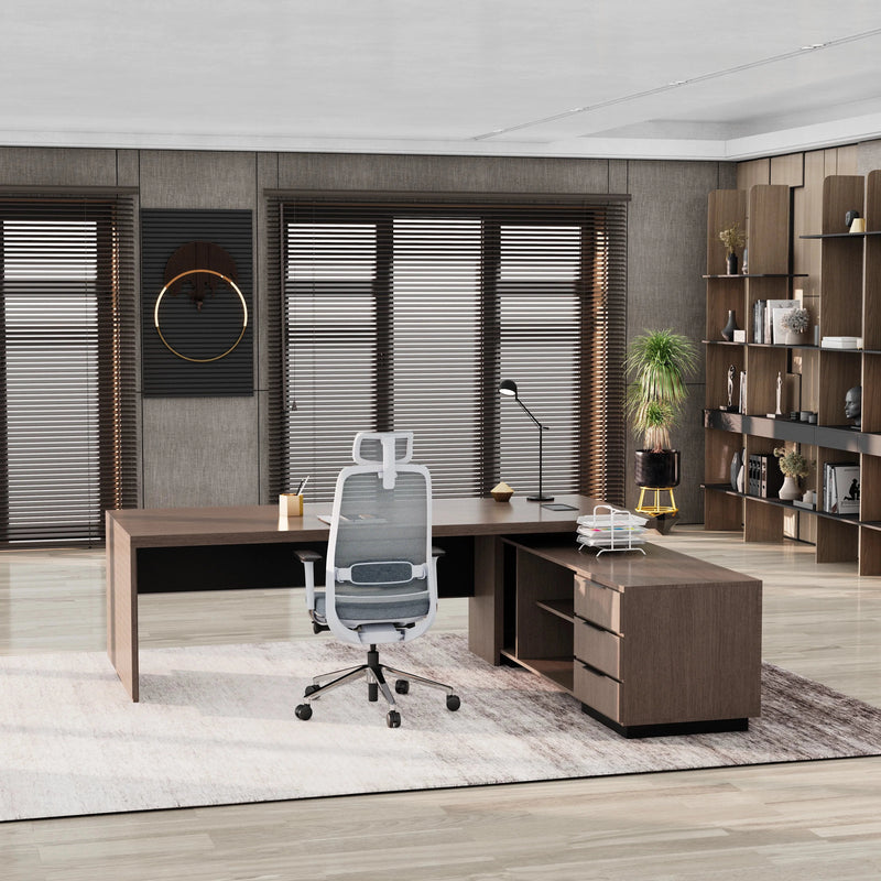 Addison ยท Modern L-Shaped Executive Desk