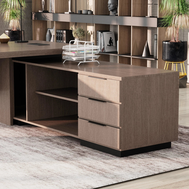 Addison ยท Modern L-Shaped Executive Desk