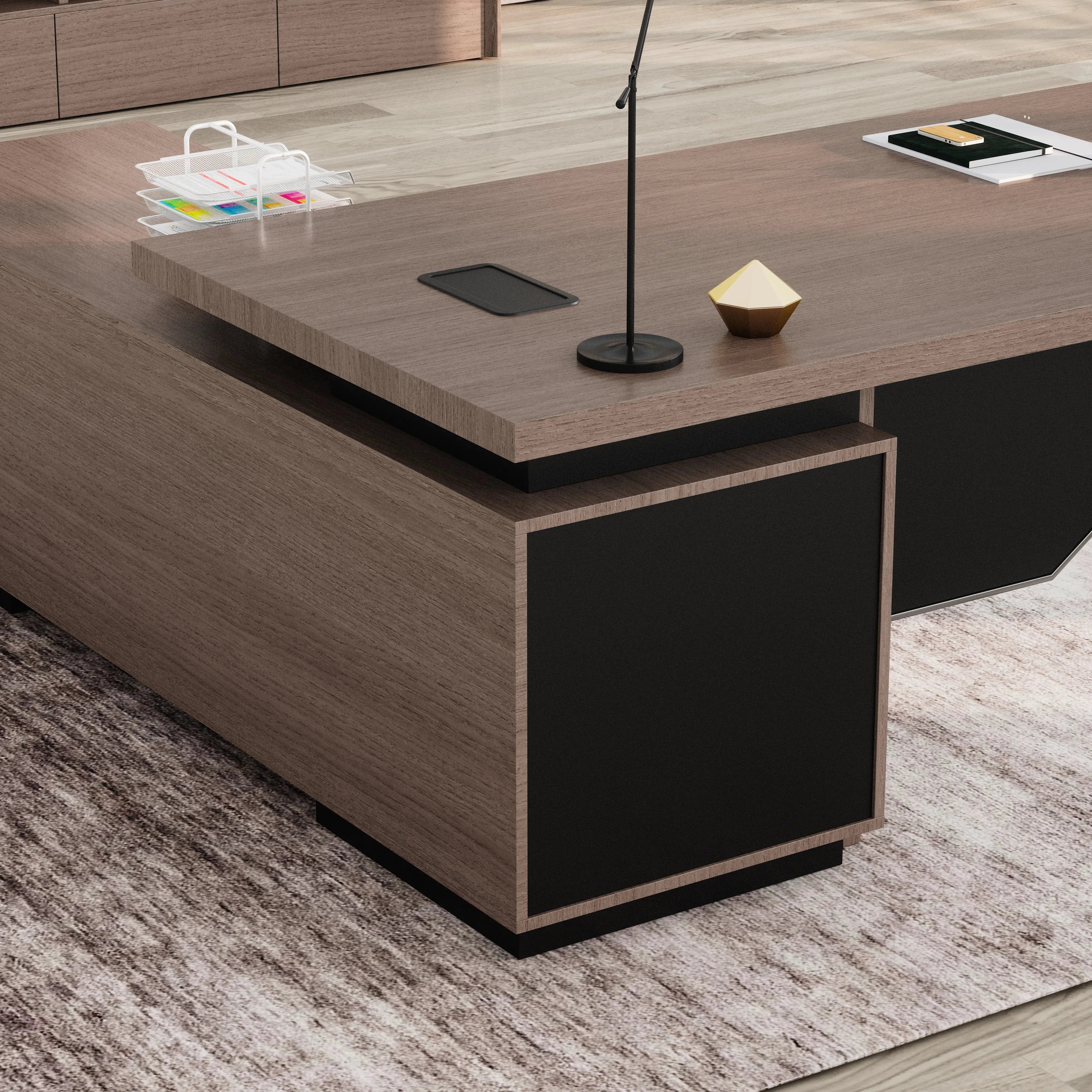 Addison ยท Modern L-Shaped Executive Desk