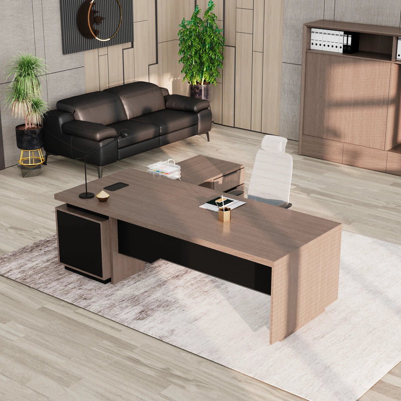 Addison ยท Modern L-Shaped Executive Desk