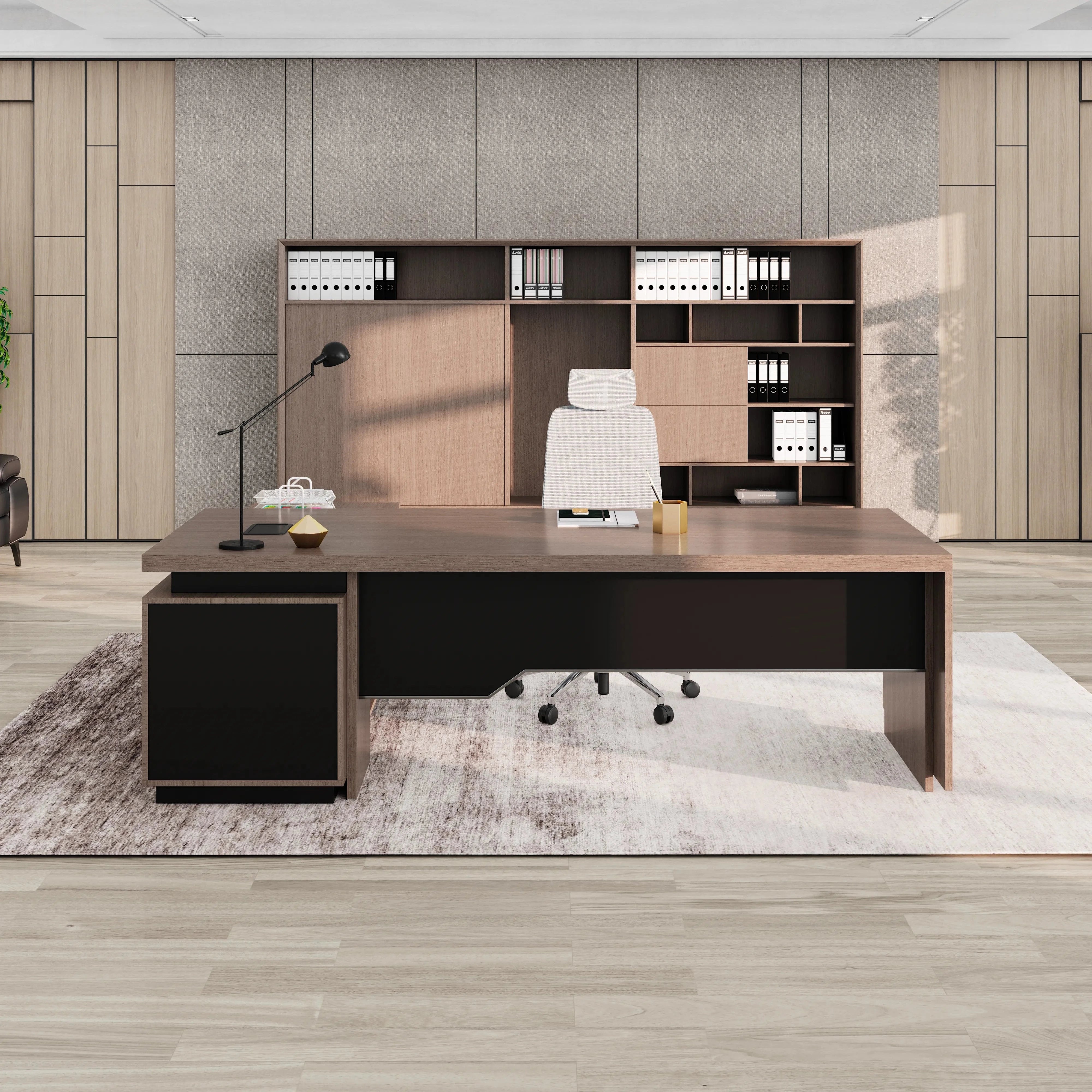 Addison ยท Modern L-Shaped Executive Desk