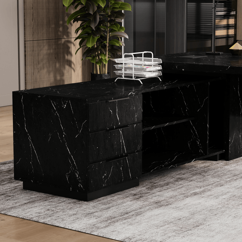 Addison ยท Modern L-Shaped Executive Desk