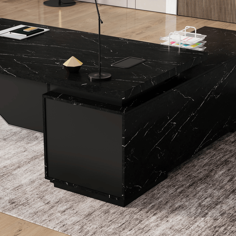 Addison ยท Modern L-Shaped Executive Desk