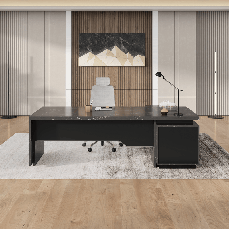 Addison ยท Modern L-Shaped Executive Desk