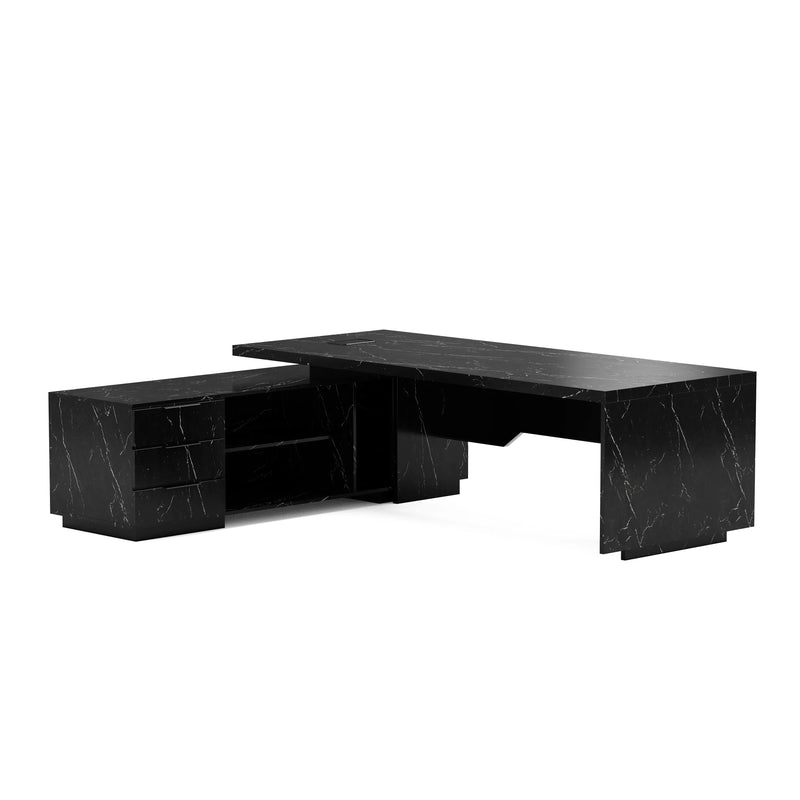 Addison ยท Modern L-Shaped Executive Desk