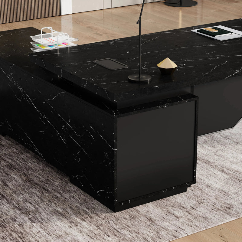 Addison ยท Modern L-Shaped Executive Desk