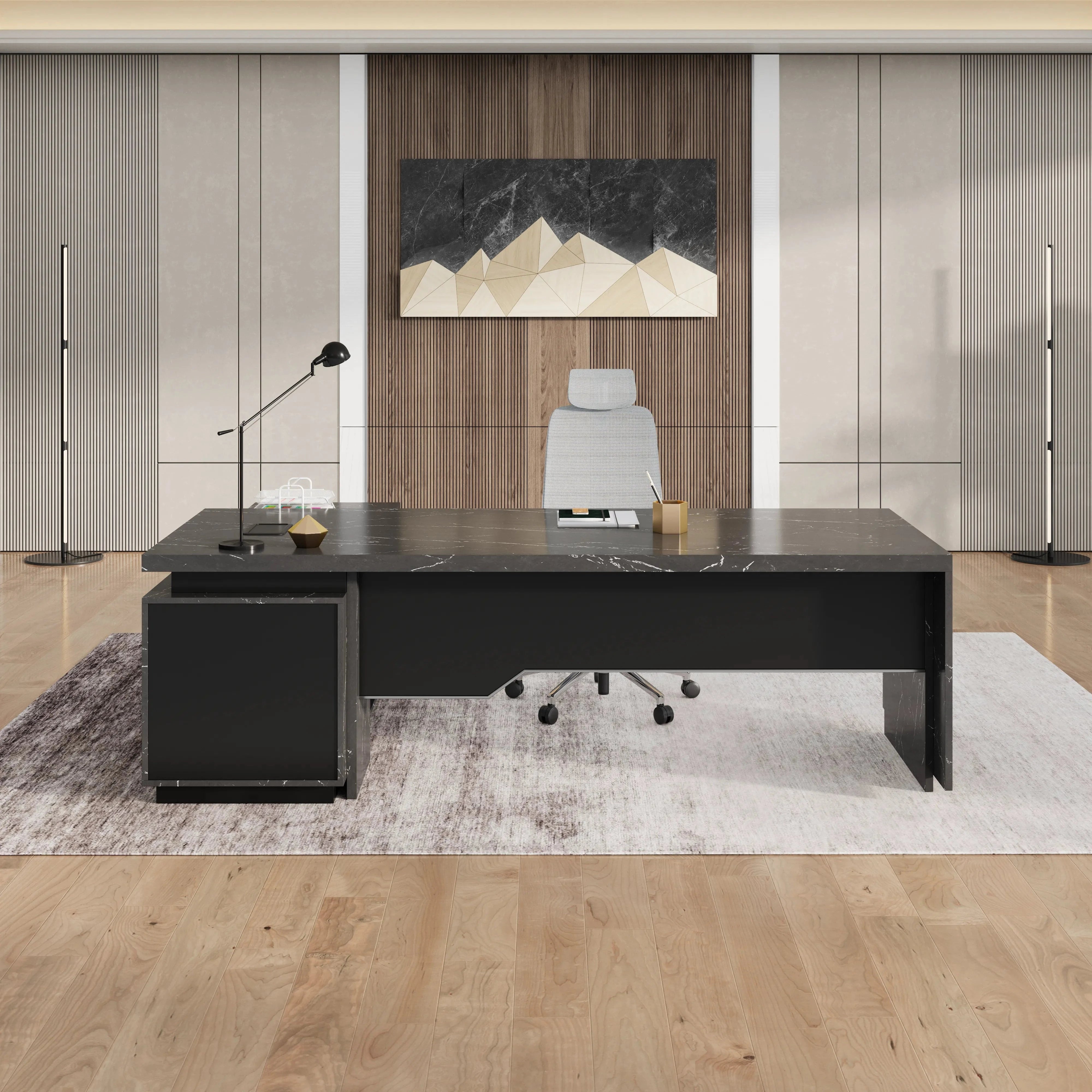 Addison ยท Modern L-Shaped Executive Desk