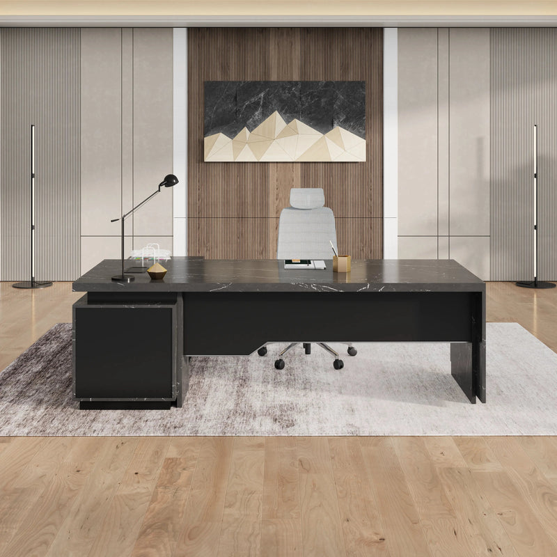 Addison ยท Modern L-Shaped Executive Desk