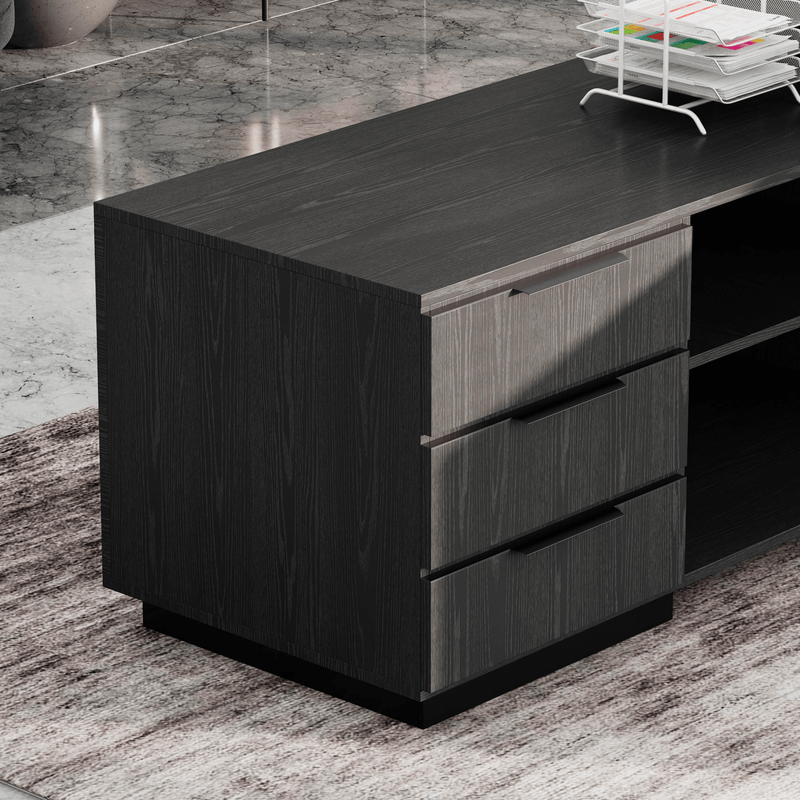 Addison ยท Modern L-Shaped Executive Desk