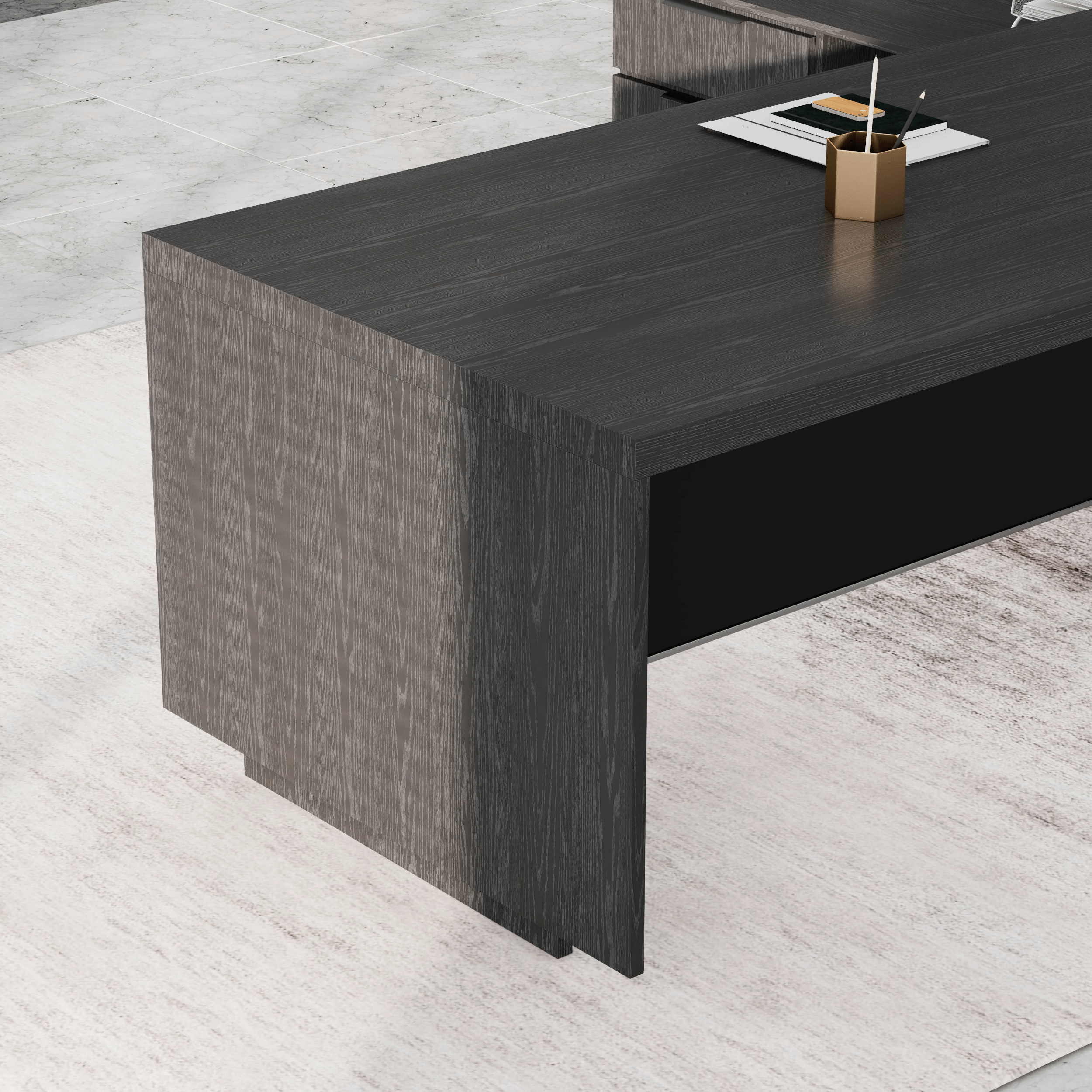Addison ยท Modern L-Shaped Executive Desk