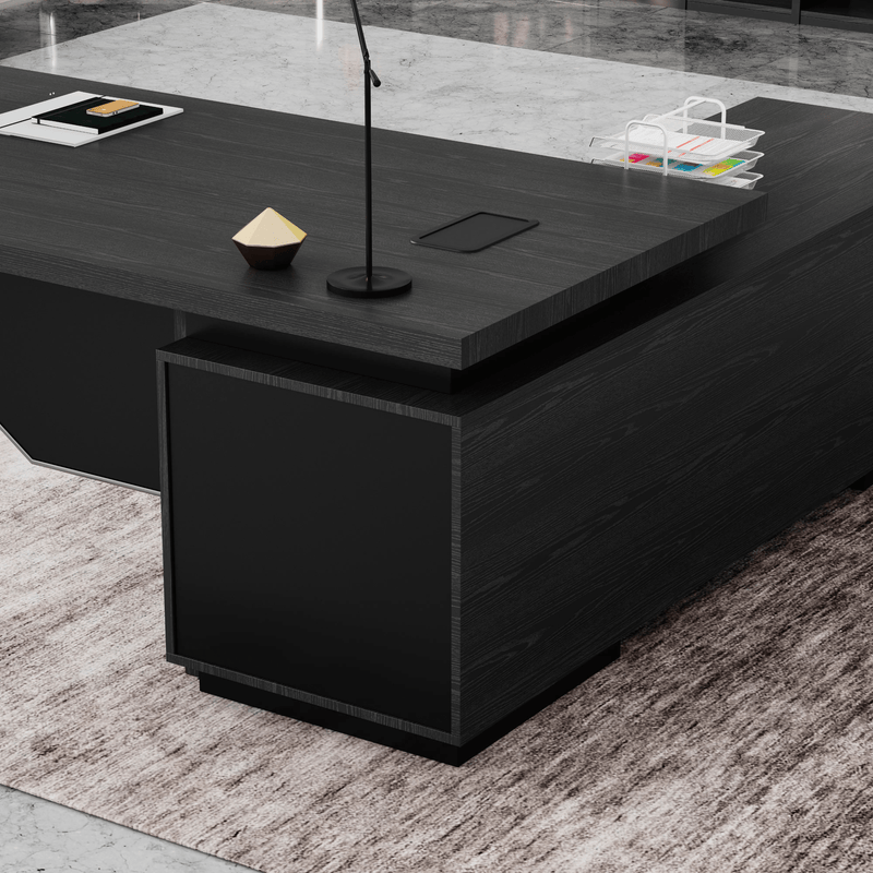 Addison ยท Modern L-Shaped Executive Desk