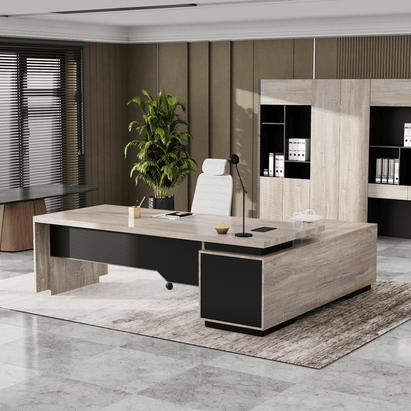 Addison ยท Modern L-Shaped Executive Desk