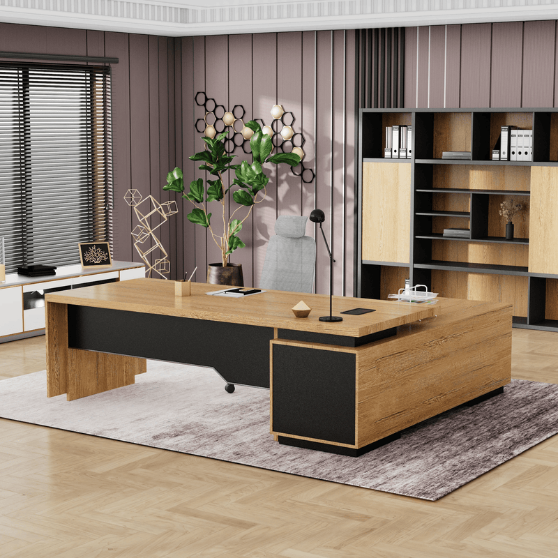 Addison ยท Modern L-Shaped Executive Desk